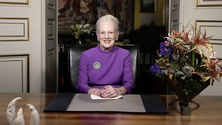 Queen of Denmark, Margrethe Alexandrine (Photo: Keld Navntoft, Ritzau Scanpix/ Tangkapan Layar via kongehuset.dk)