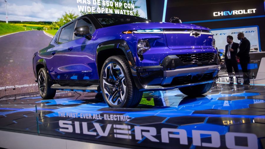 Silverado EV pickup. (Sumber: Michael Nagle/Bloomberg)