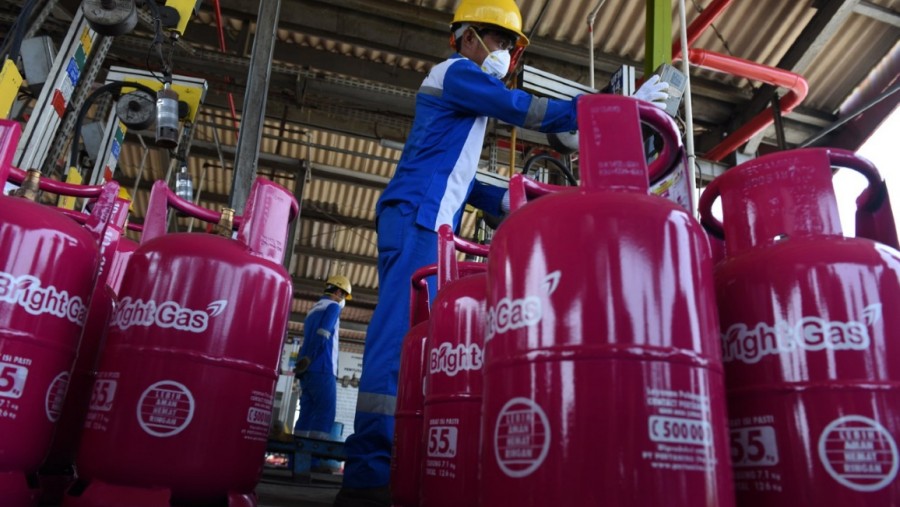 LPG nonsubsidi Bright Gas dari Pertamina./dok. Pertamina