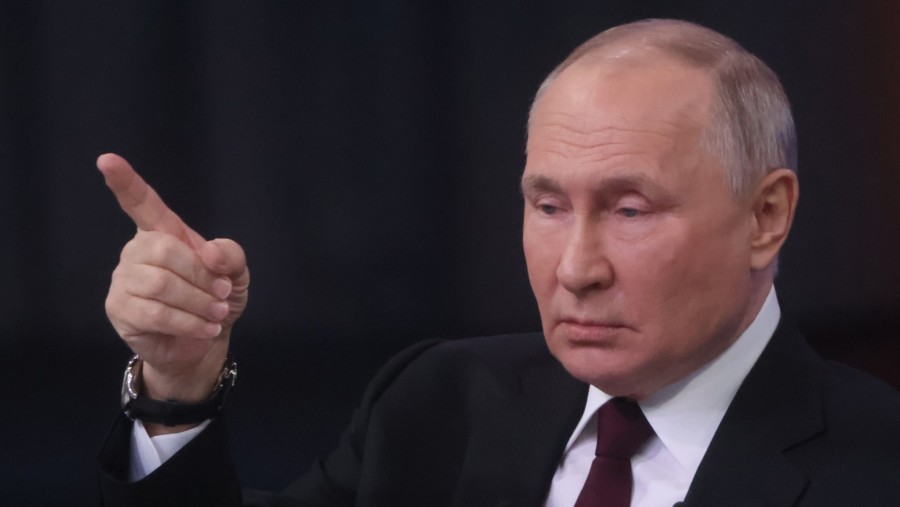 Vladimir Putin. (Dok: Bloomberg)	
