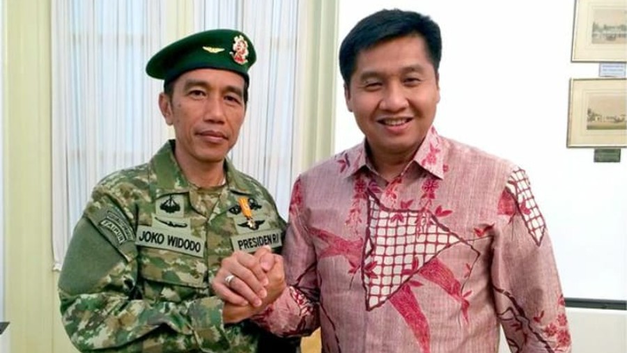 Presiden Jokowi (kiri) dan Maruarar Sirait (kanan) (Instagram Maruarar Sirait)