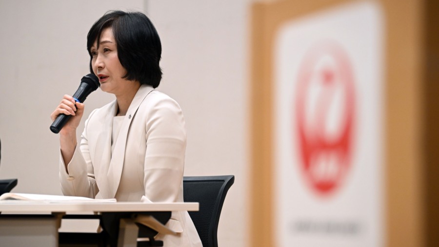 Mitsuko Tottori mantan pramugari yang menjadi presiden baru JAL. (Sumber: Bloomberg)