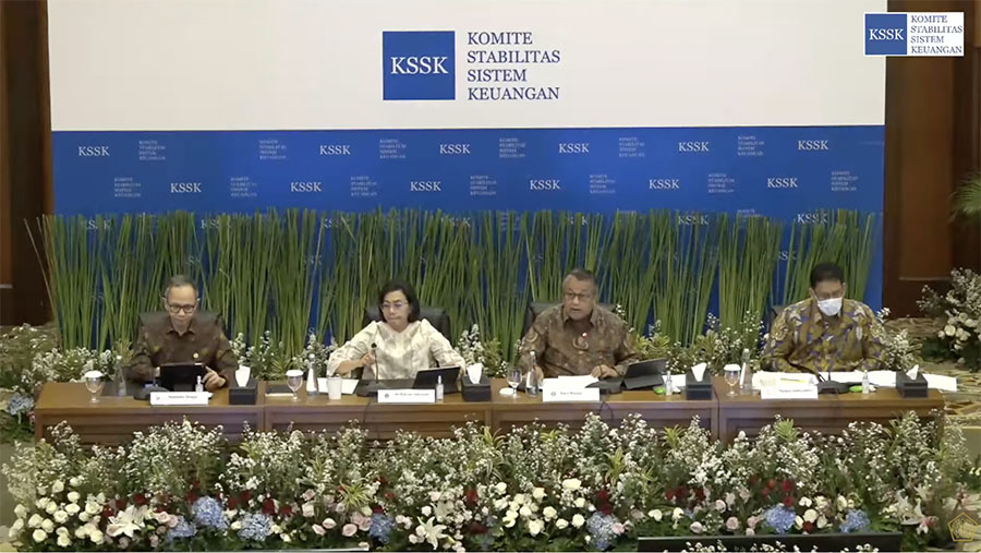 Konferensi Pers Hasil Rapat Berkala KSSK I Tahun 2024. (Youtube Kemenekeu)