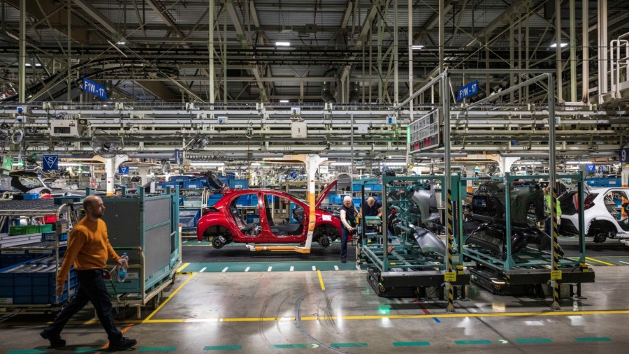 Pabrik mobil Toyota./Bloomberg-Milan Jaros
