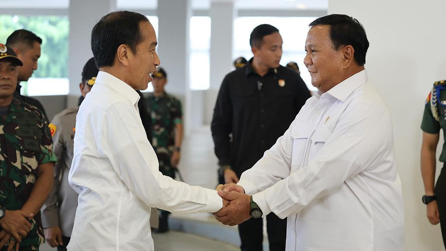 Presiden Jokowi dan Menhan Prabowo Subianto resmikan Rumah Sakit Pusat Pertahanan Negara (RSPPN) Panglima Besar Soedirman. (Instagram @prabowo)