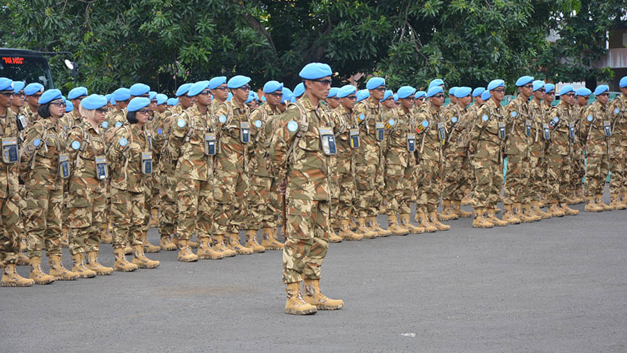 Upacara Pelepasan Satgas TNI Konga United Nations Interim Force in Lebanon (UNIFIL) TA. 2024  (Dok. TNI)