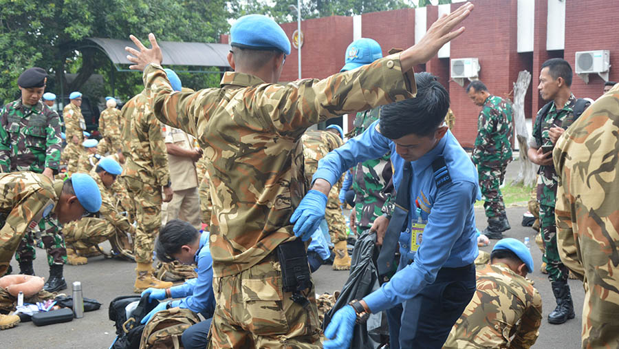 Sebanyak 365 personel Satgas TNI Konga UNIFIL diberangkatkan. (Dok. TNI)