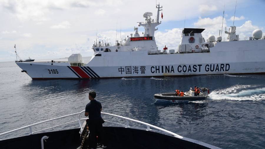 Kapal Patroli China di Laut China Selatan (Dok: Bloomberg)