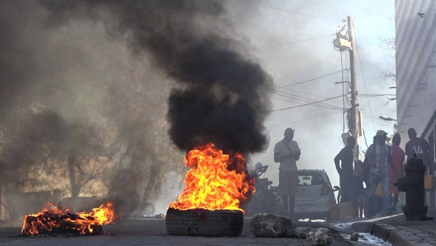 Kerusuhan di Haiti. (Sumber: Bloomberg)