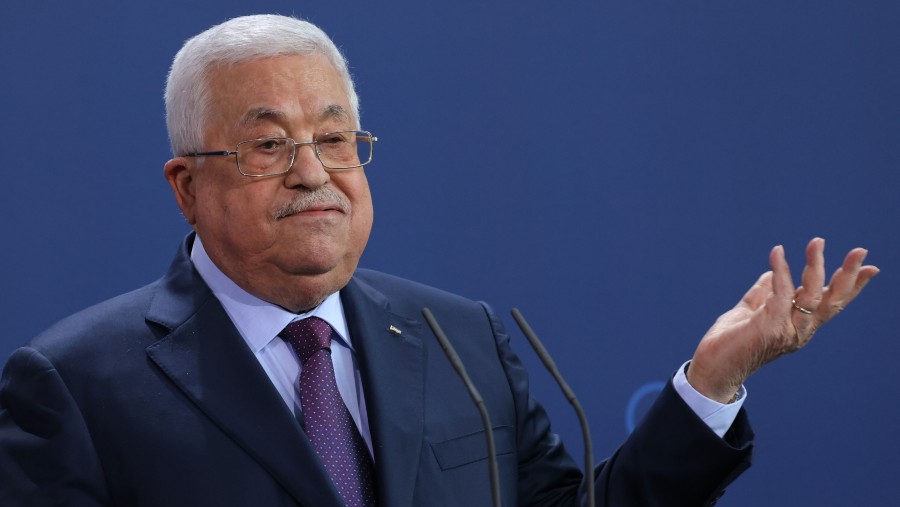 Presiden Otoritas Palestina Mahmoud Abbas. (Sumber: Bloomberg)