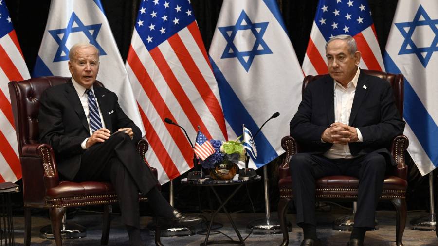 Joe Biden dan Benjamin Netanyahu (Dok: Bloomberg)