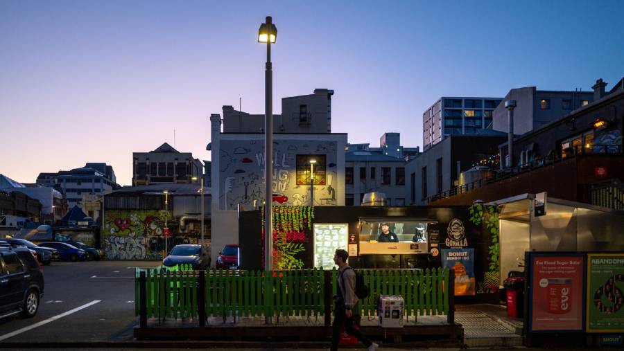 Suasana kota di Selandia Baru (Dok: Bloomberg)