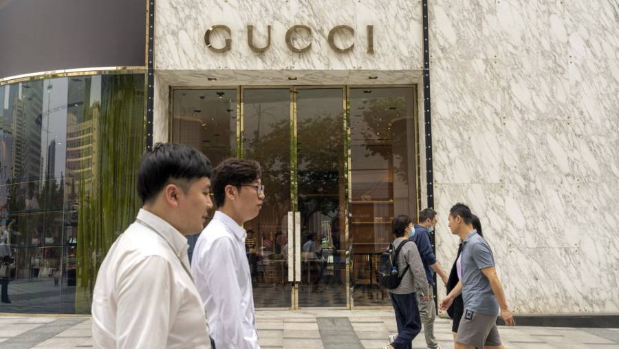 Toko Gucci. (Sumber: Bloomberg)