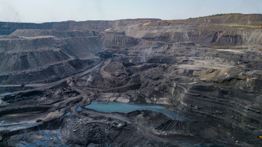 Tambang batu bara di Chhattisgarh, India./Bloomberg-Anindito Mukherjee