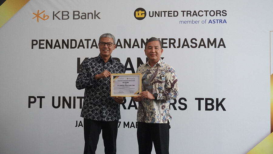 KB Bank Gandeng United Tractors Salurkan Kredit Untuk Pembelian Alat Berat. (Dok. KB Bank)