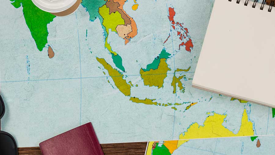 Peta Indonesia (Envato/Wavebreakmedia)