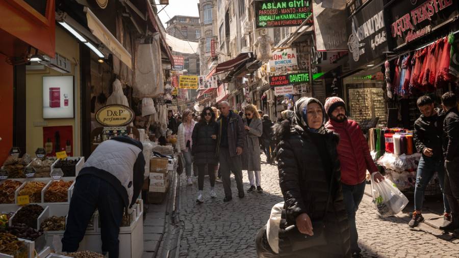Pasar di Turki (Dok: Bloomberg)
