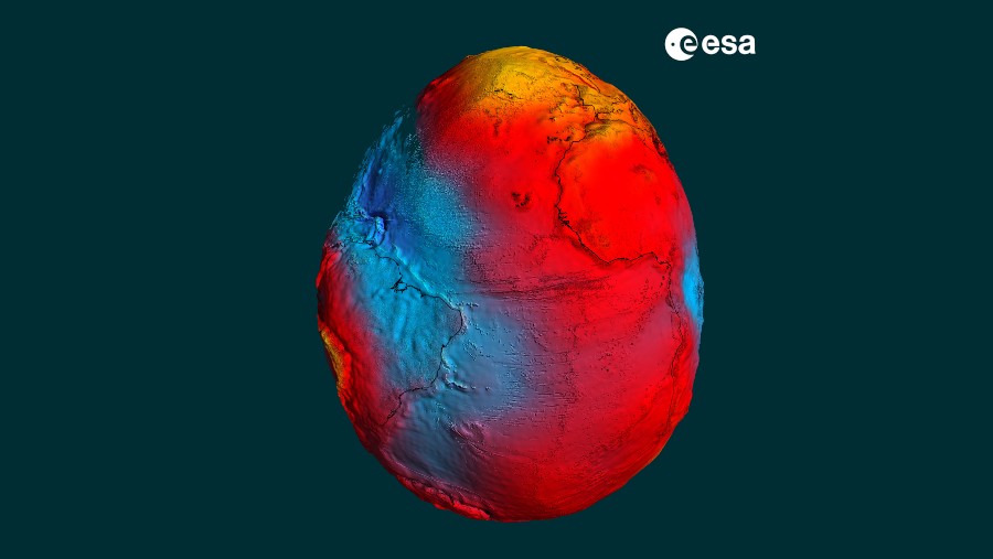 Bulat telur Planet Bumi, jadi materi April Mop. (Dok: ESA)