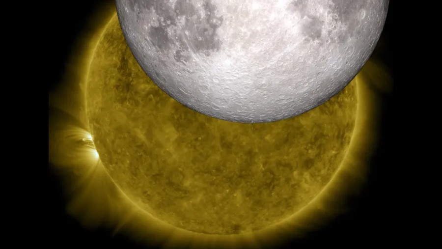 Ilustrasi Gerhana Matahari. (Dok: NASA’s Scientific Visualization Studio)