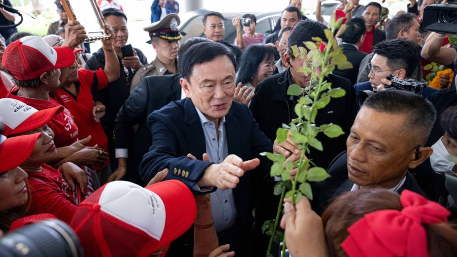 Thaksin Shinawatra. Sumber: Andre Malerba/Bloomberg
