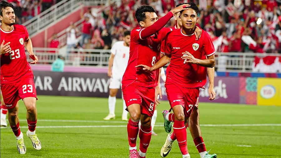 Pemain Timnas U-23 Indonesia yang berlaga di Piala Asia U-23 Qatar 2024. (Dok. PSSI)