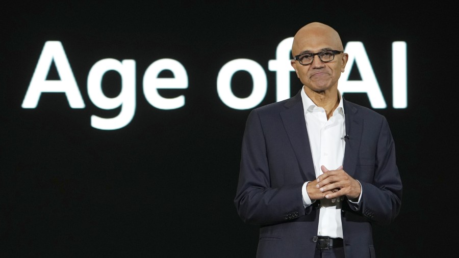CEO Microsoft Satya Nadella. (Dok: Bloomberg)