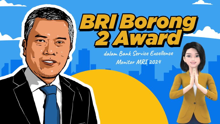 BRI Borong 2 Award dalam Bank Service Excellence Monitor MRI 2024 (Bloomberg Technoz/Arie Pratama)