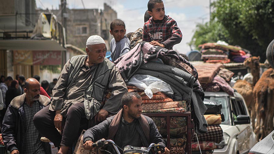 Israel menolak untuk  gencatan senjata dan mengatakan pasukannya akan melanjutkan operasi mereka di Rafah. (Ahmad Salem/Bloomberg)
