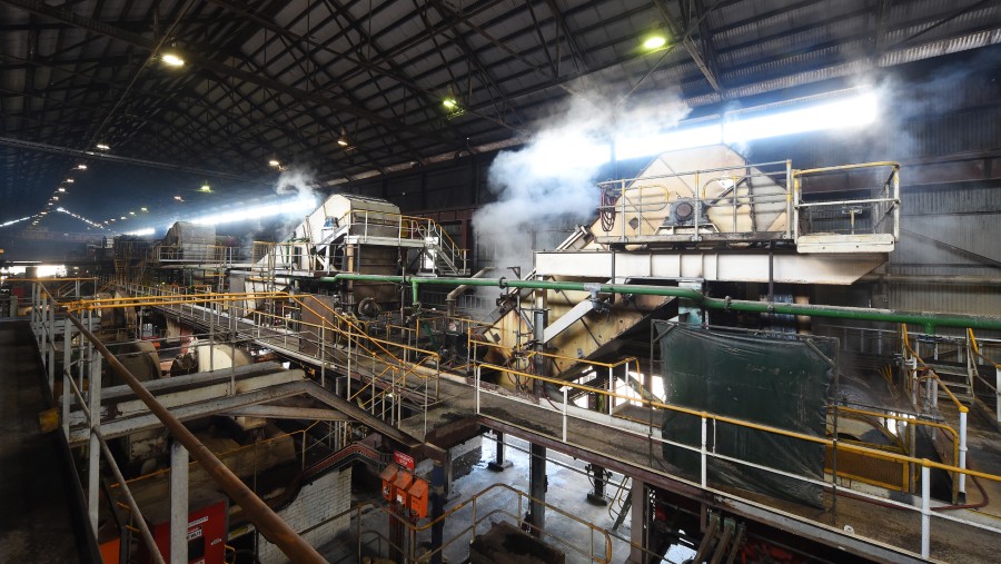 Pabrik gula Wilmar di Australia./Bloomberg-Carla Gottgens