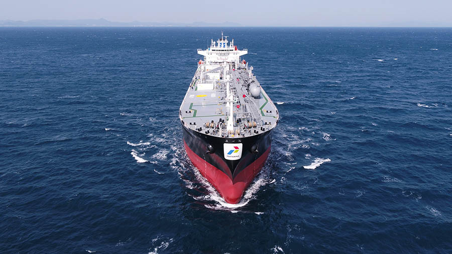 Kapal tipe Very Large Gas Carriers (VLGC) tersebut dinamain Kapal Pertamina Gas Caspia. (Dok. PIS)