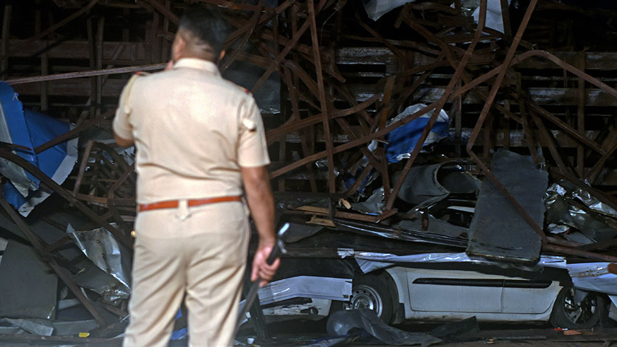 Mumbai bukanlah kota yang asing dengan kejadian serupa.  (Indranil Aditya/Bloomberg)