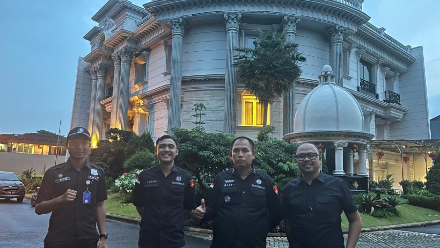 Kejaksaan Agung menyita satu rumah mewah di Serpong, Tangerang milik tersangka dugaan korupsi PT Timah Tbk, Tamron. (Dok. Kejaksaan Agung)