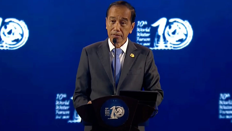 Presiden Jokowi di Acara World Water Forum ke-10 di Bali (Dok. World Water Forum)