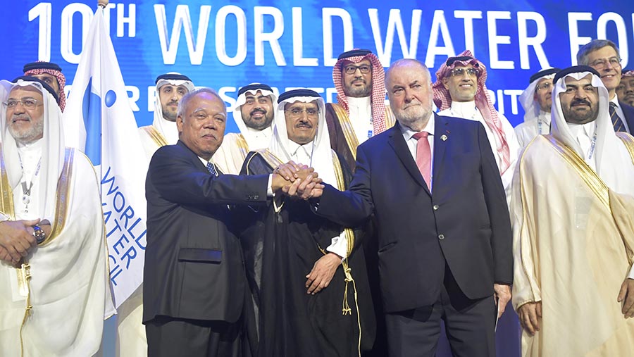 Selanjutnya penyelenggaraan World Water Forum ke-11  ada diselenggarakan di Arab Saudi pada 2027. (Medcen WWF 2024/Nyoman Hendra Wibowo)