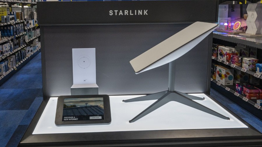 Paket Starlink Kit. (Dok: Bloomberg)