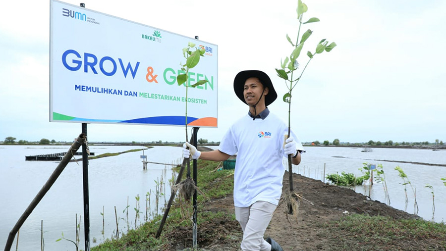 Fokus Jalankan Praktik Bisnis Berkelanjutan, BRI Masuk Dalam Daftar CNBC Indonesia Green Business Ratings 2024 (Dok. BRI)