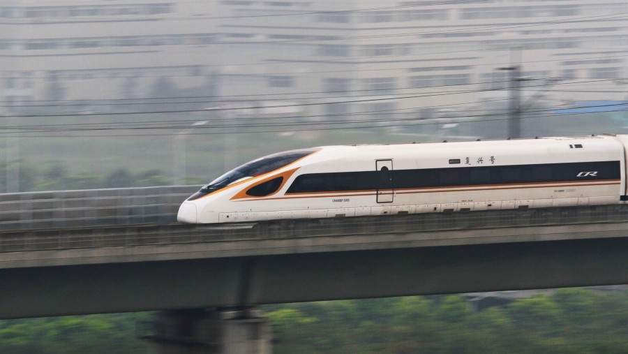 Kereta cepat baru rute Hong Kong-Beijing-Shanghai. (Dok: Bloomberg)