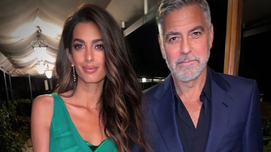 George Clooney dan Amal Clooney. (Sumber: Instagram amalclooneyofficial1)

