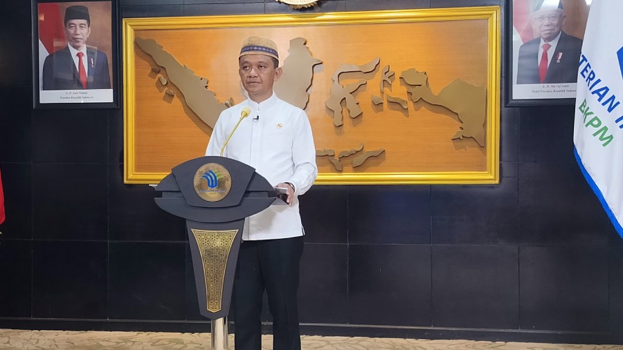 Menteri Investasi/Kepala BKPM Bahlil Lahadalia./Bloomberg Technoz-Dovana Hasiana