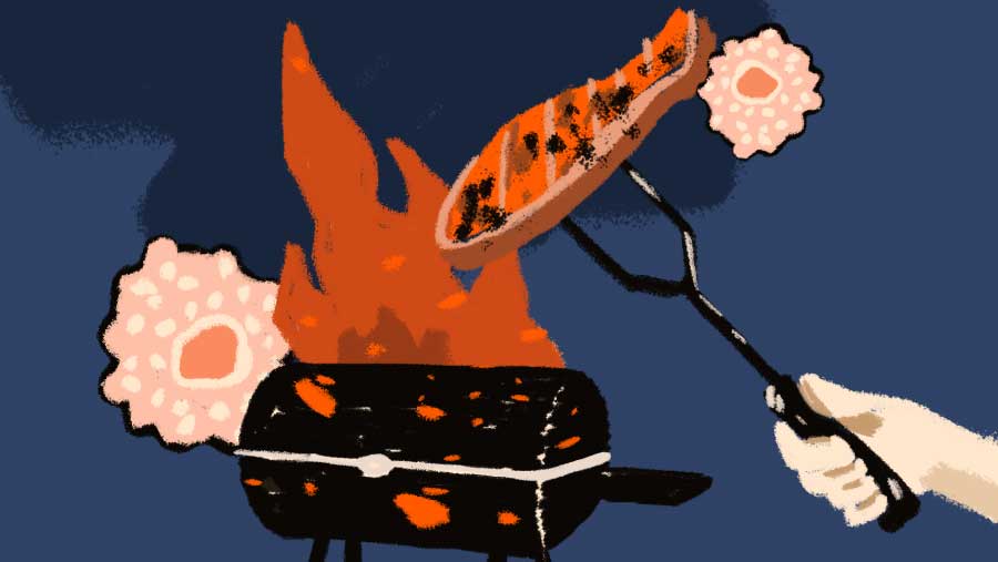 4 Penyakit yang Timbul jika Sering Konsumsi Makanan yang Dibakar (Bloomberg Technoz/Asfahan)