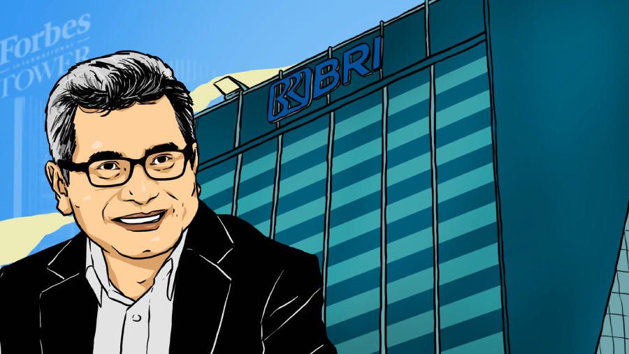 Forbes Kembali Nobatkan BRI Sebagai Perusahaan Terbesar di RI (Bloomberg Technoz/Arie Pratama)