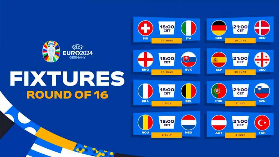 Babak 16 Besar Euro 2024 (UEFA)