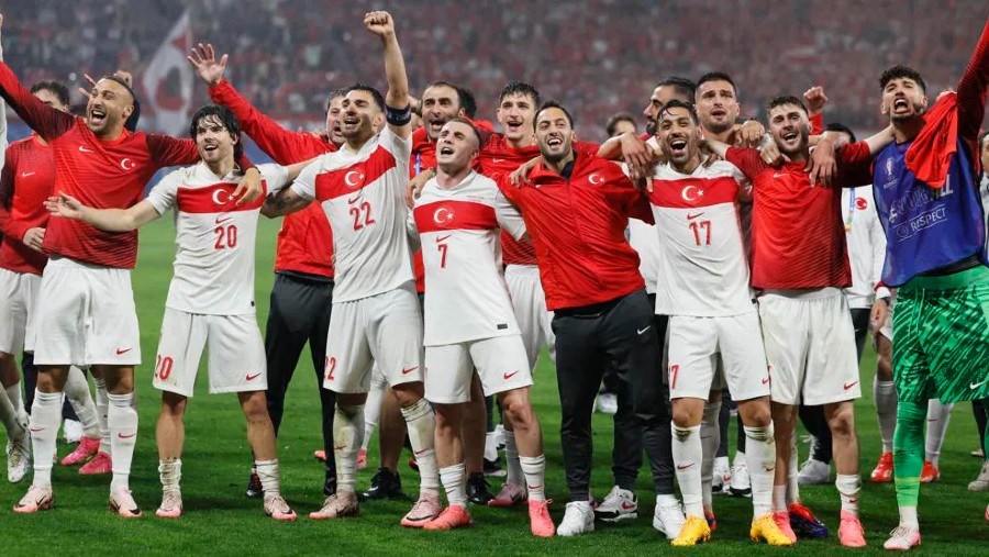Timnas Turki menang pada babak 16 Besar Euro 2024. (Dok. UEFA)