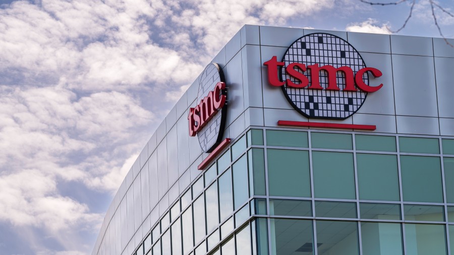 Produsen cip kelas atas TSMC. (Dok: Bloomberg)	
