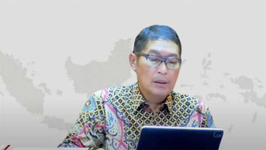 Kepala Eksekutif Pengawas Pasar Modal, Keuangan Derivatif dan Bursa Karbon OJK Inarno Djajadi saat Hasil RDK Bulanan Juni 2024. (Youtube OJK)