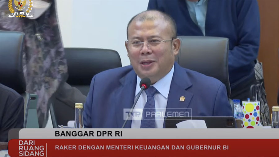 Wakil Ketua Badan Anggaran DPR RI, Cucun Ahmad Syamsurijal. (Tangkapan Layar Youtube Banggar DPR RI/ TV Parlemen)