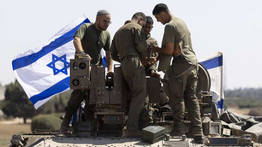 Tentara Israel. (Dok: Bloomberg)	
