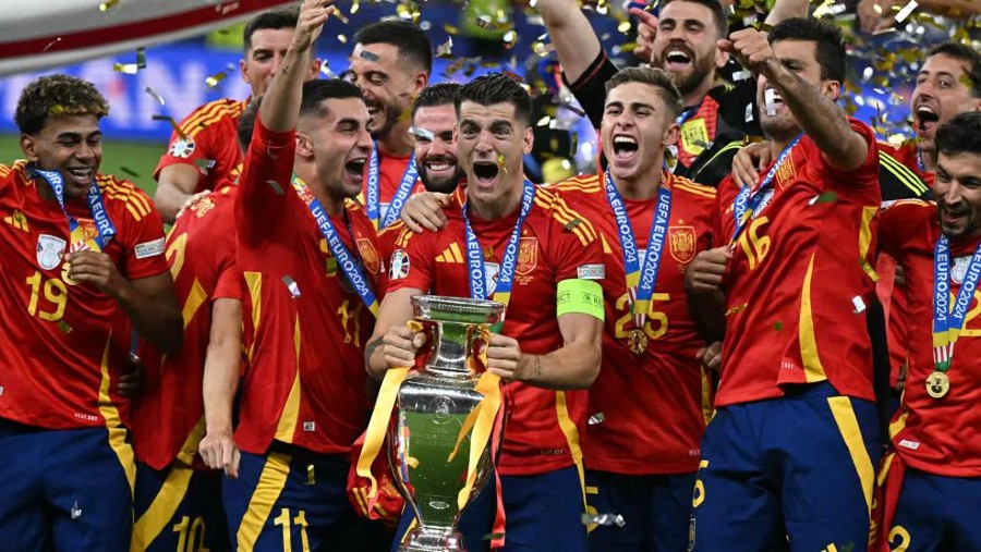 Timnas Spanyol memenangkan Euro 2024. (Dok. EUFA)