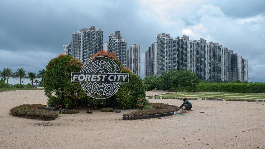 Forest City, proyek megapolitan senilai US$100 miliar oleh Country Garden Holdings Co. (Dok: Aparna Nori/Bloomberg)