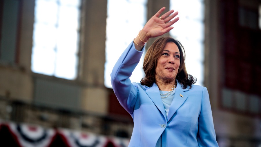 Kamala Harris. (Sumber: Bloomberg)